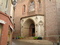 Gaillac, Eglise St-Pierre, Porche